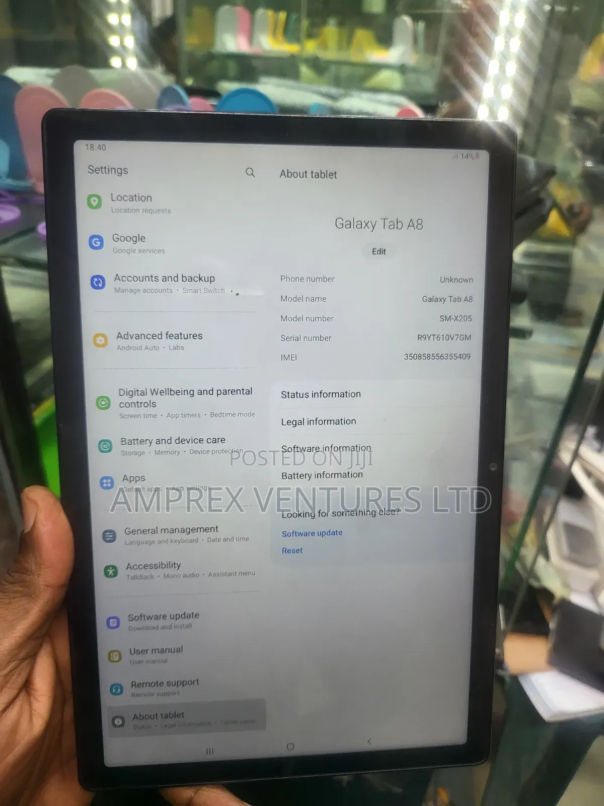 Samsung Galaxy Tab A8 10.5 (2021) 32 GB Gray