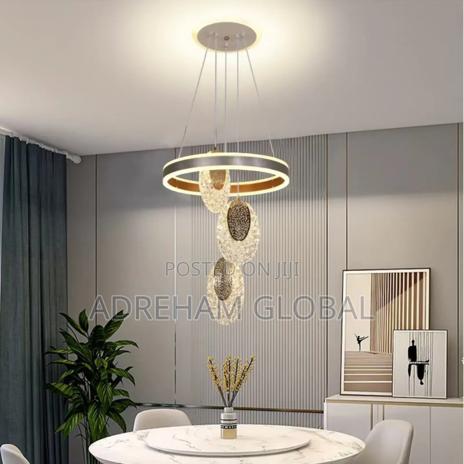 Simplicity Modern Intelligent Decorative Luminous Led Chandelier Light