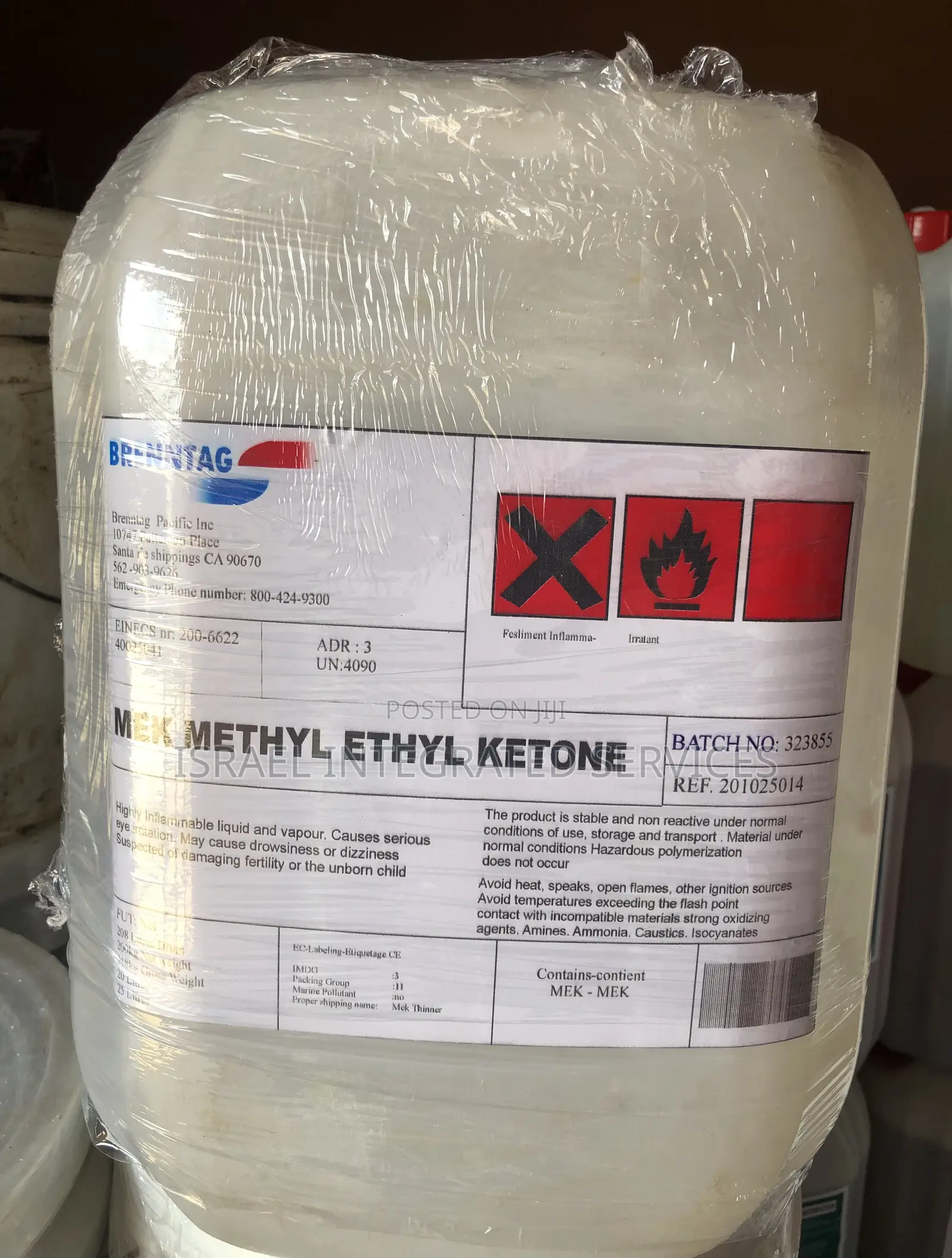 Mek Methyl Ethyl Ketone Vol 20