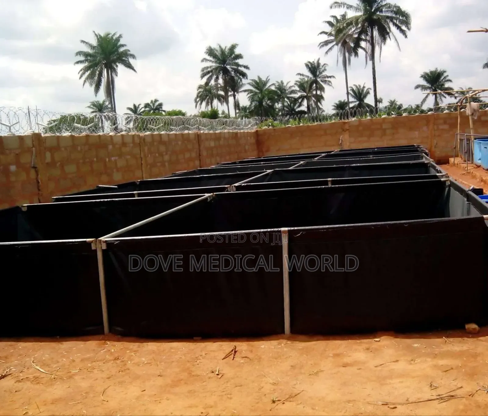 Tarpaulin Fish Pond (10 X 10ft 3ft Height) | 600 Capacity