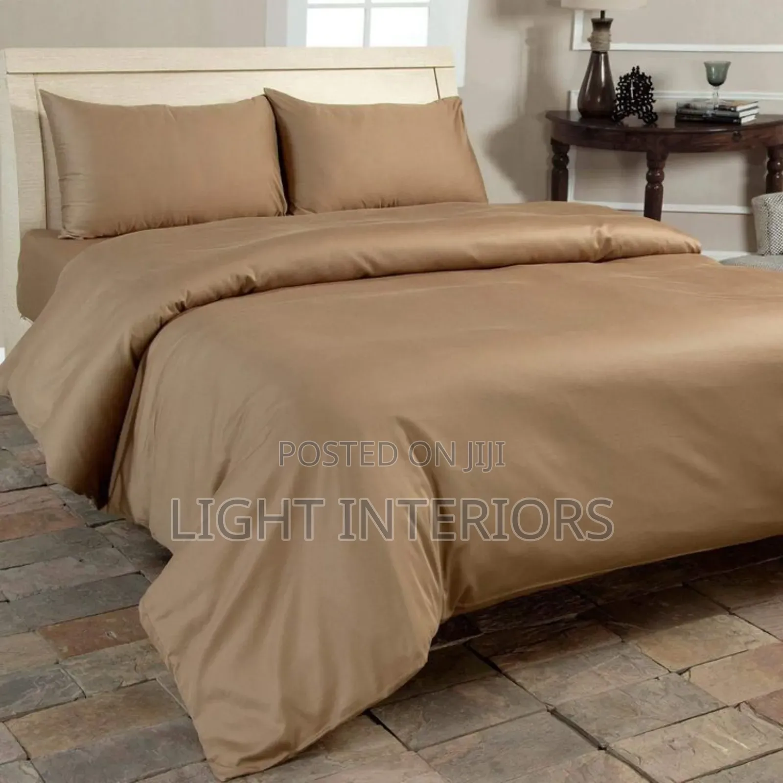 Plain Brown Duvet Set