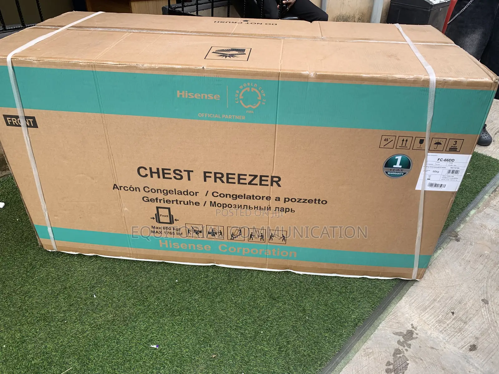 Hisense Fc-66dd 500l Double-Door Chest Freezer