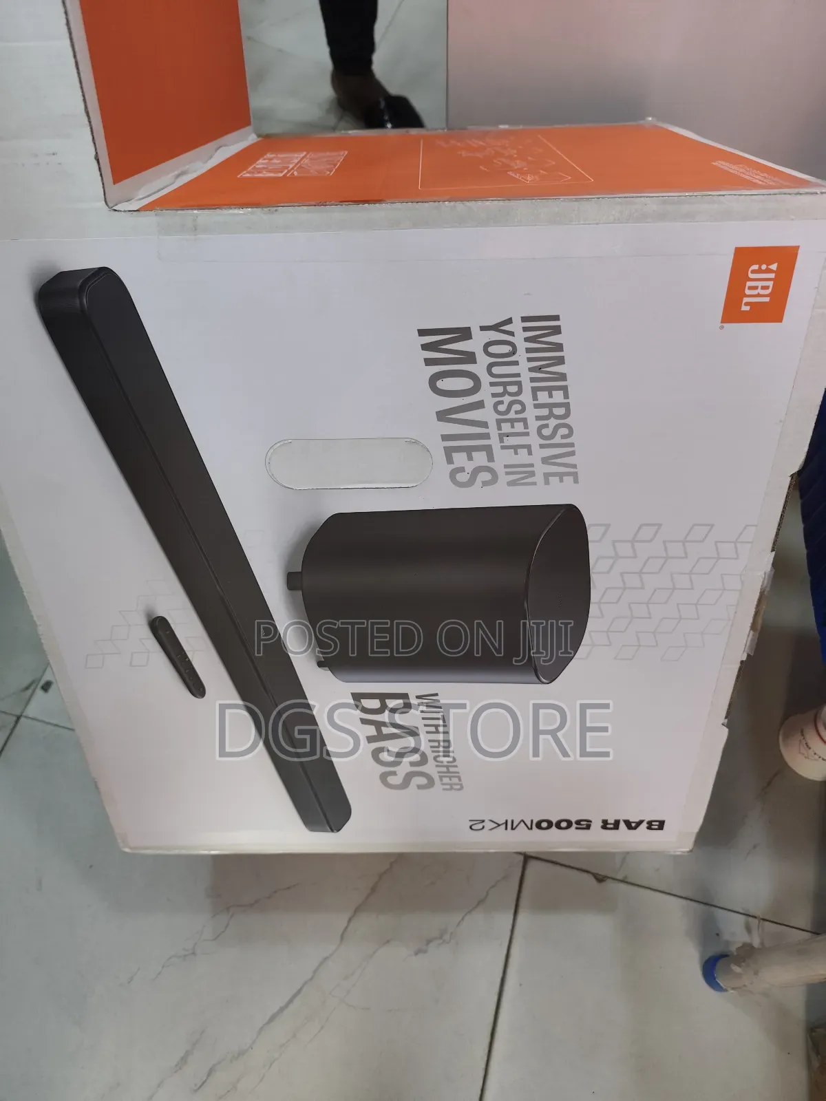 JBL Bar 500mk2 5.1 Channel 750w Dolby Atmos Soundbar