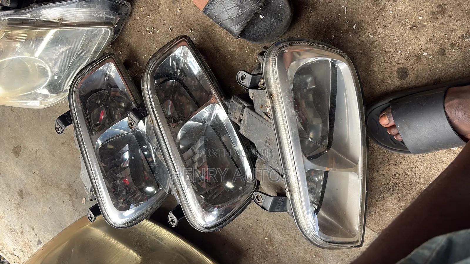 Set Headlights Rav 4 1998-2000
