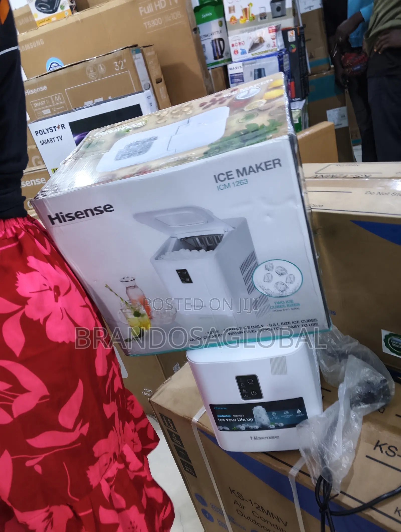 Hisense 12kg Ice Maker Home and Office Icm1263