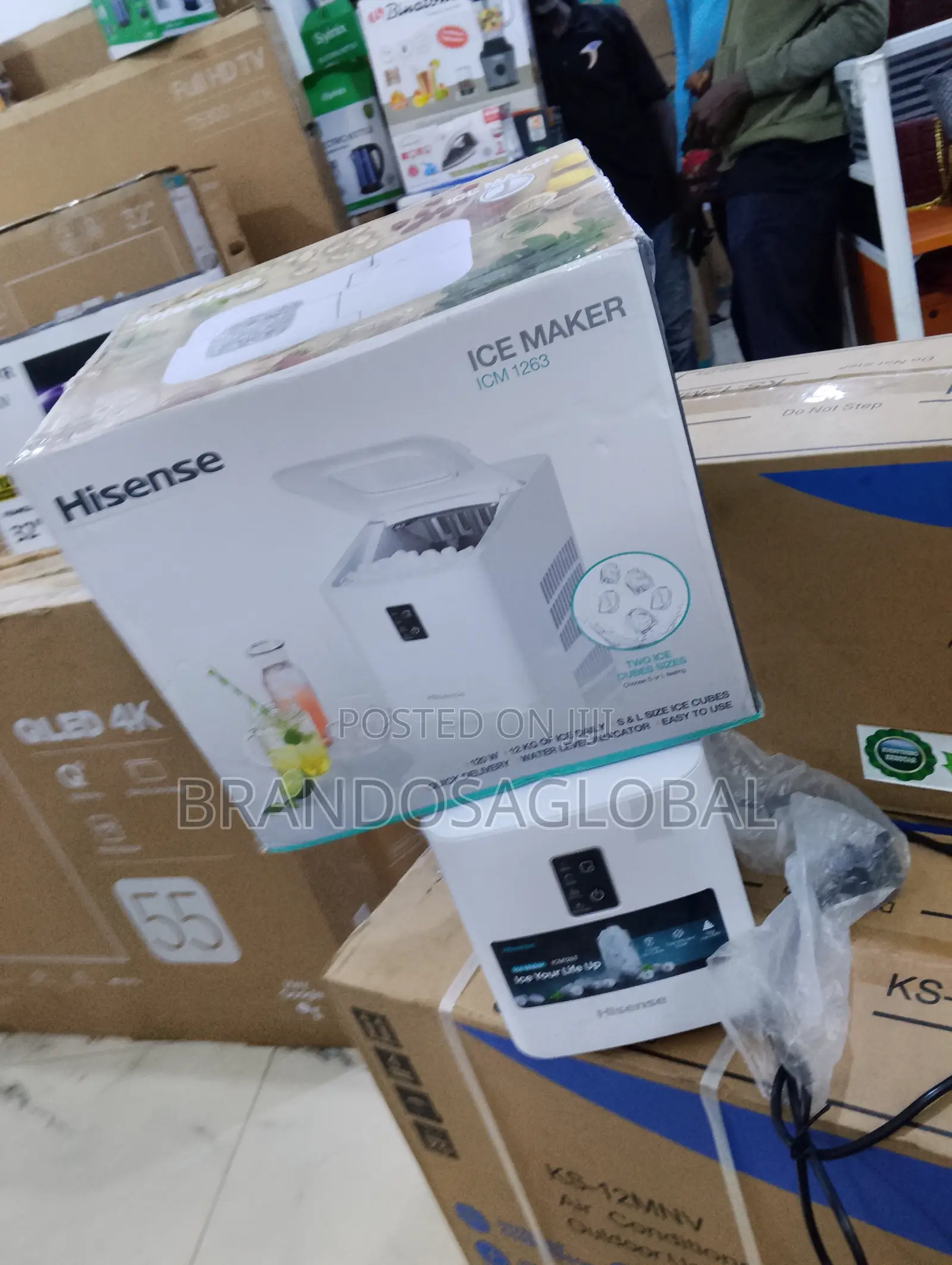 Hisense 12kg Ice Cube Generator Icm1263