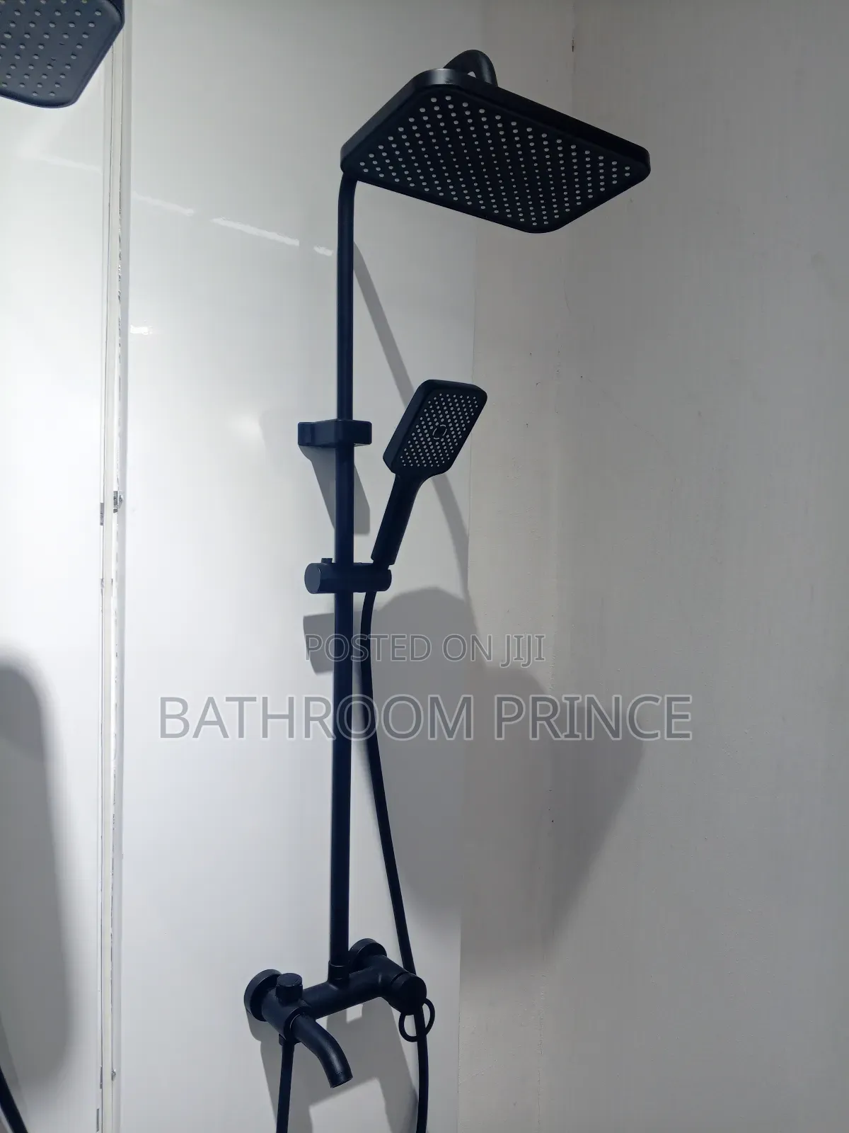 Quality Matte Black Surface Shower Mixer (Hot and Cold)
