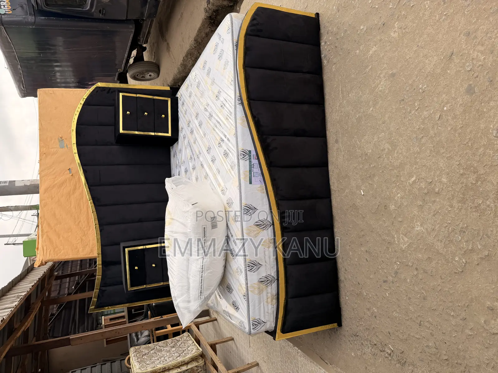 High Quality 6x6 Bedframe With Mattress and 2 Bedside