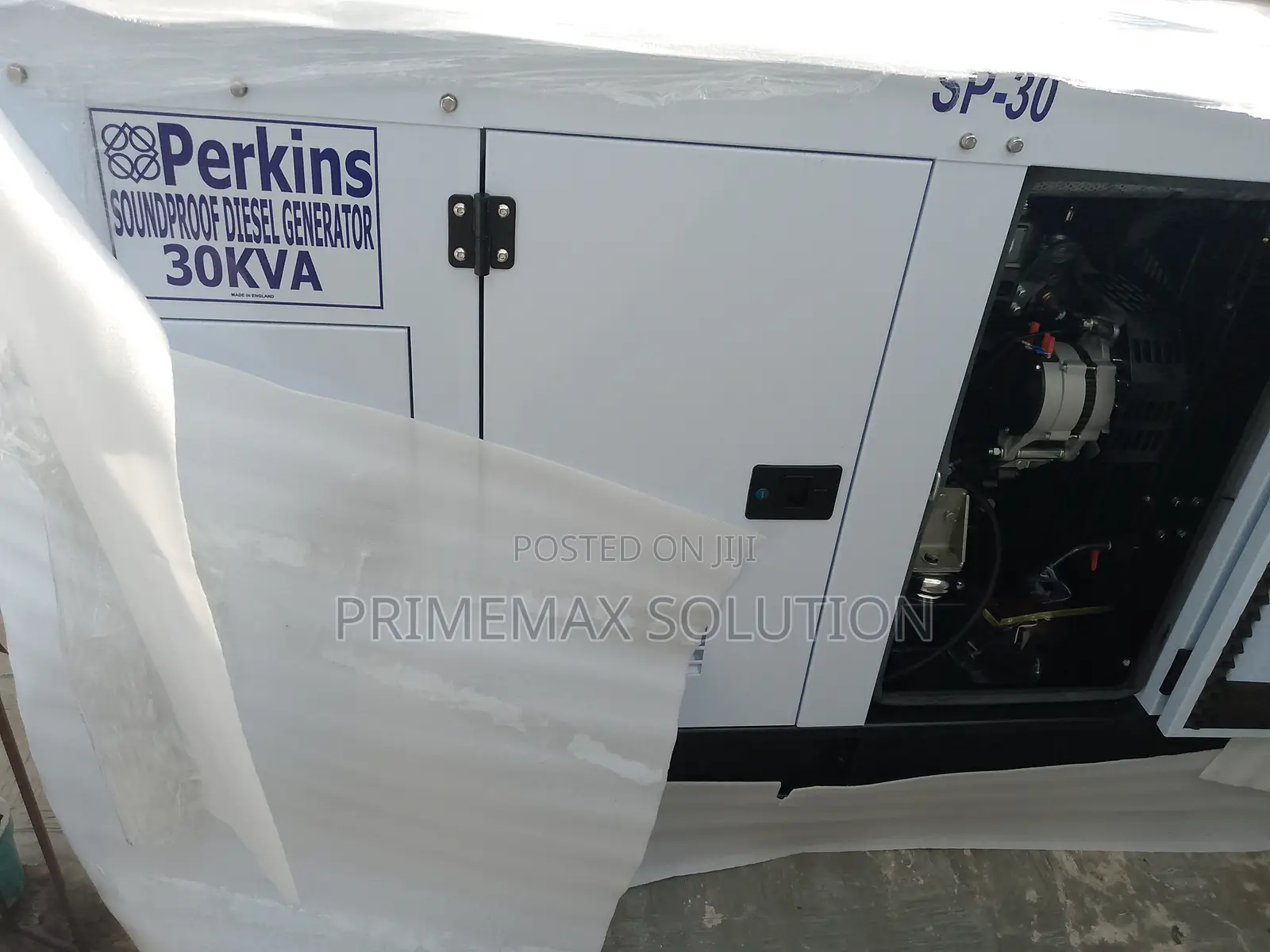 New Perkins 30 Kva Generator With 1-Year Warranty