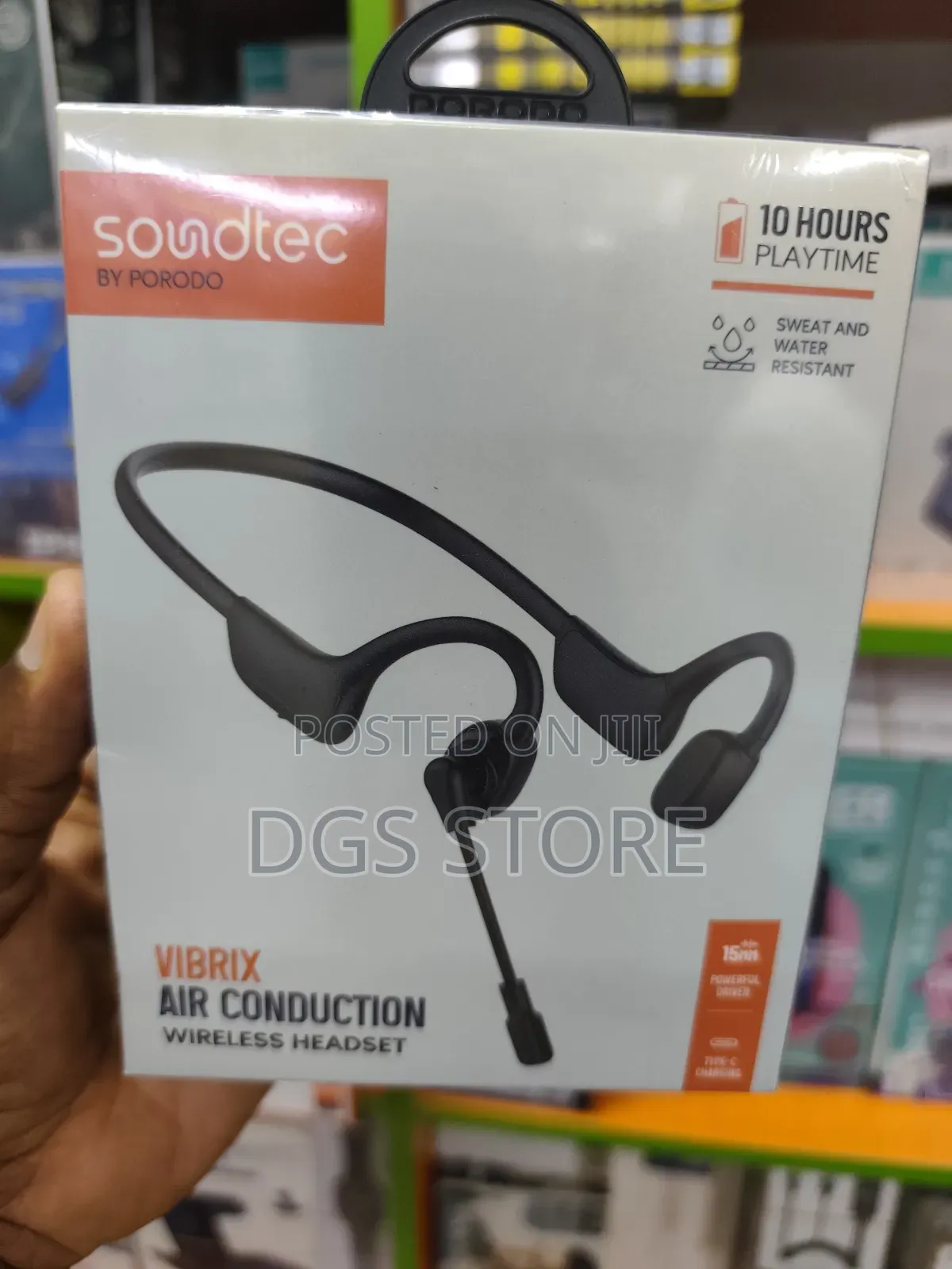 Porodo Soundtec Vibrix Air Conduction Wireless Headset