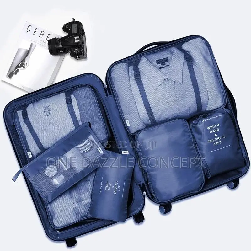 7pcs Travel Cube Organizer Set