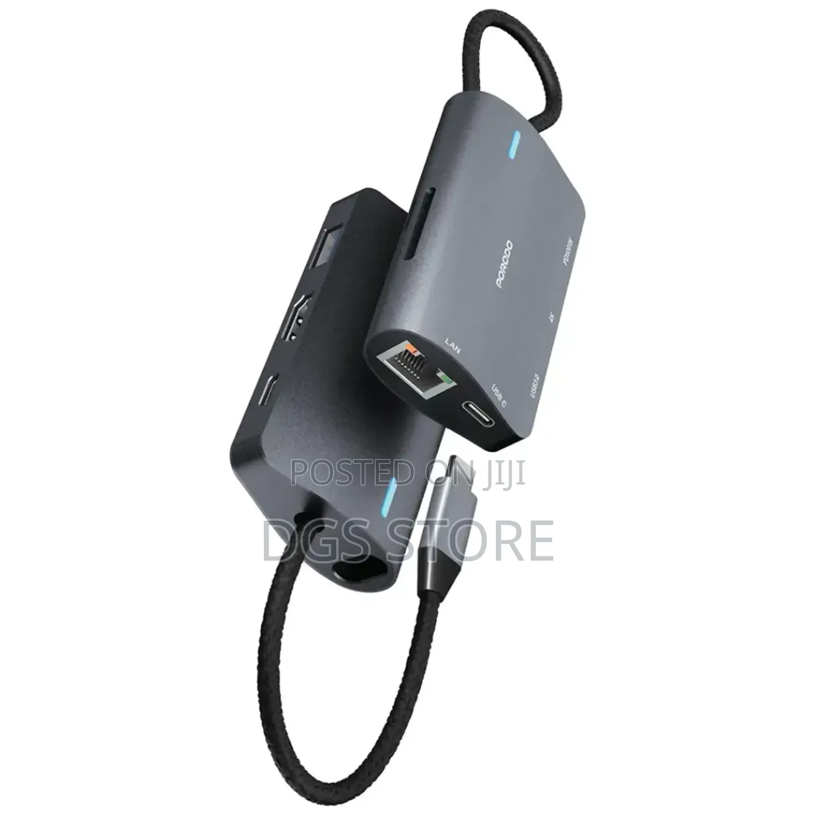 Porodo 7in1 Multi Port Usb C Hub