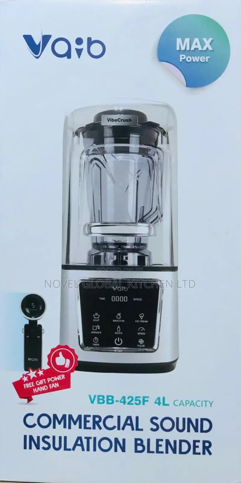 Vaib 4.0l Commercial Sound Insulation Blender