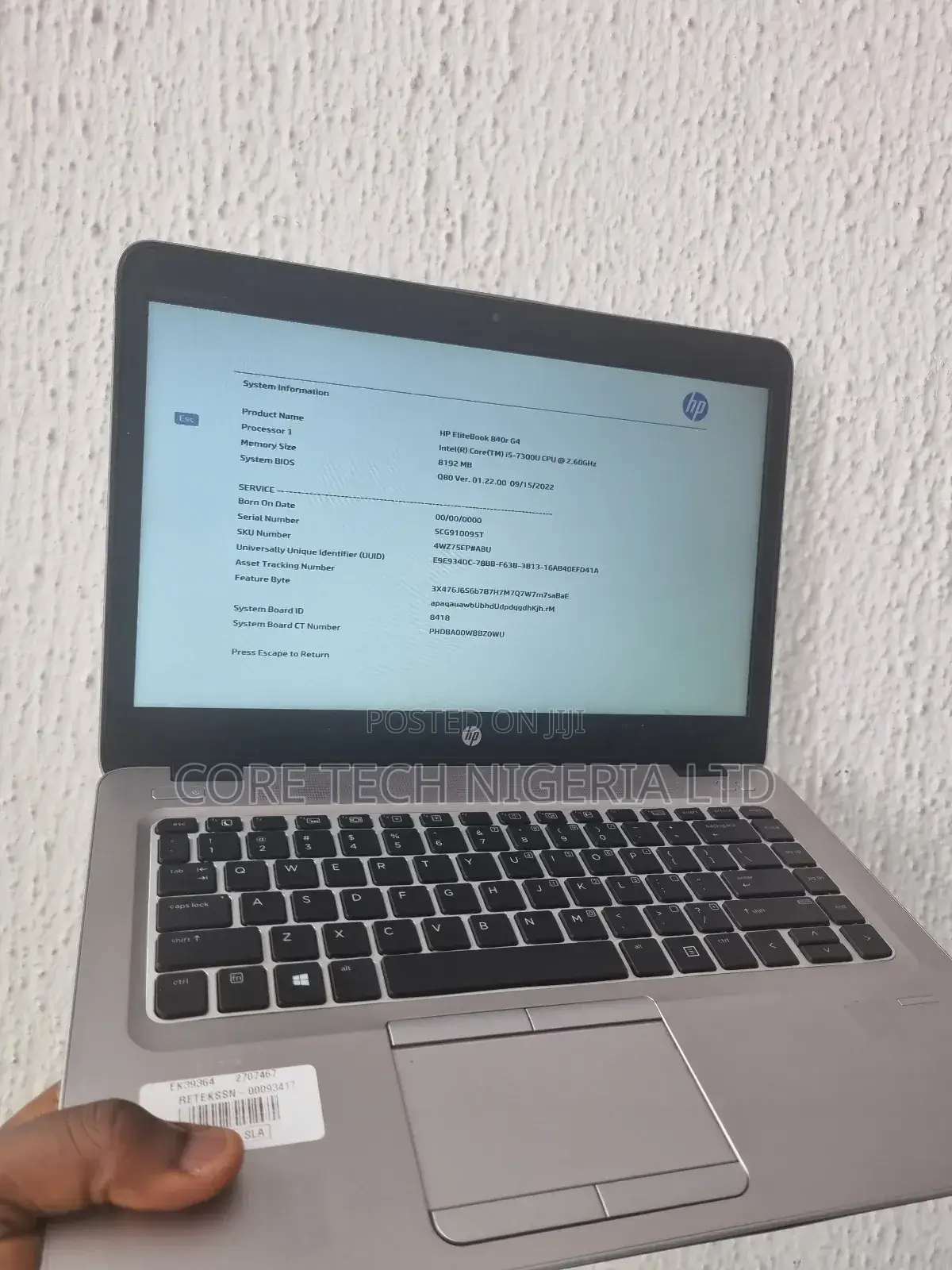 Laptop HP EliteBook 840 G4 8GB Intel Core i5 SSD 256GB