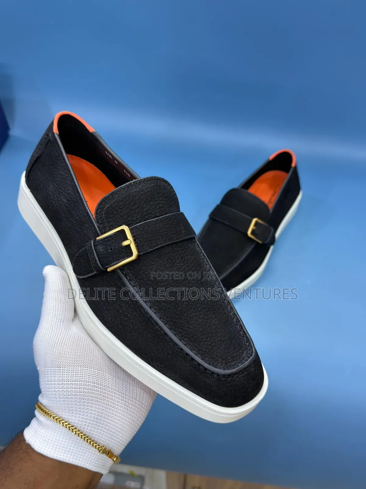 *Original Santoni Slip on Shoes