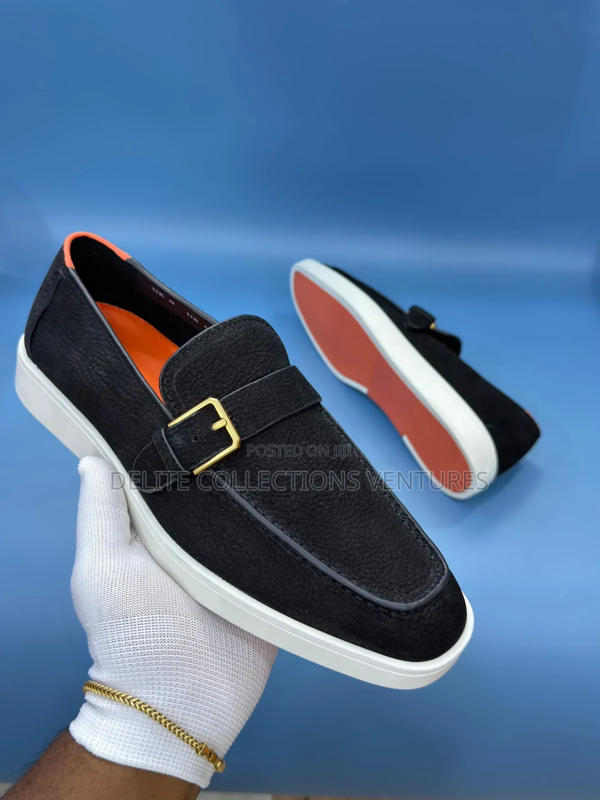 *Original Santoni Slip on Shoes