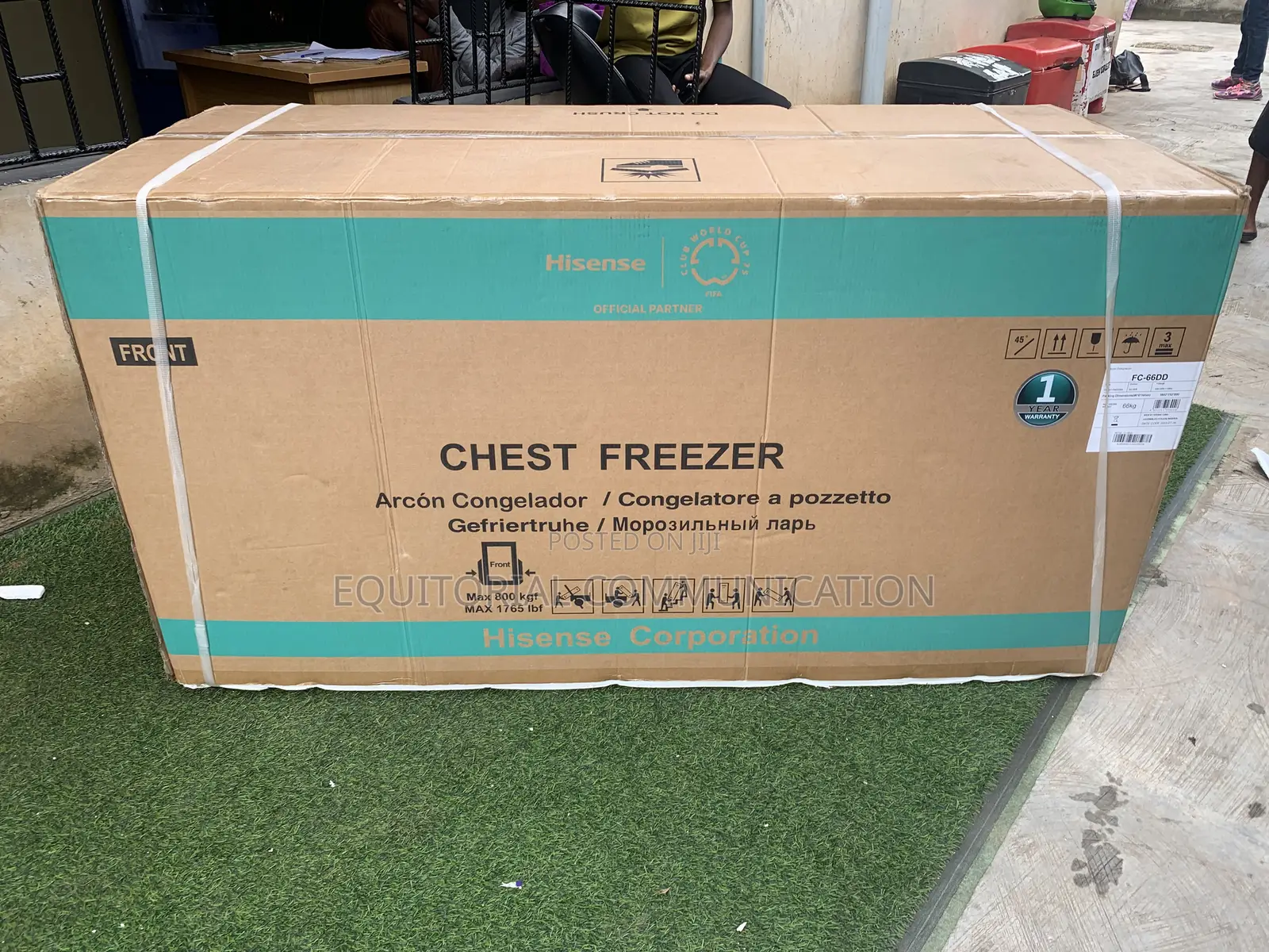 Hisense Fc-66dd Chest Freezer 500l – Adjustable Thermostat