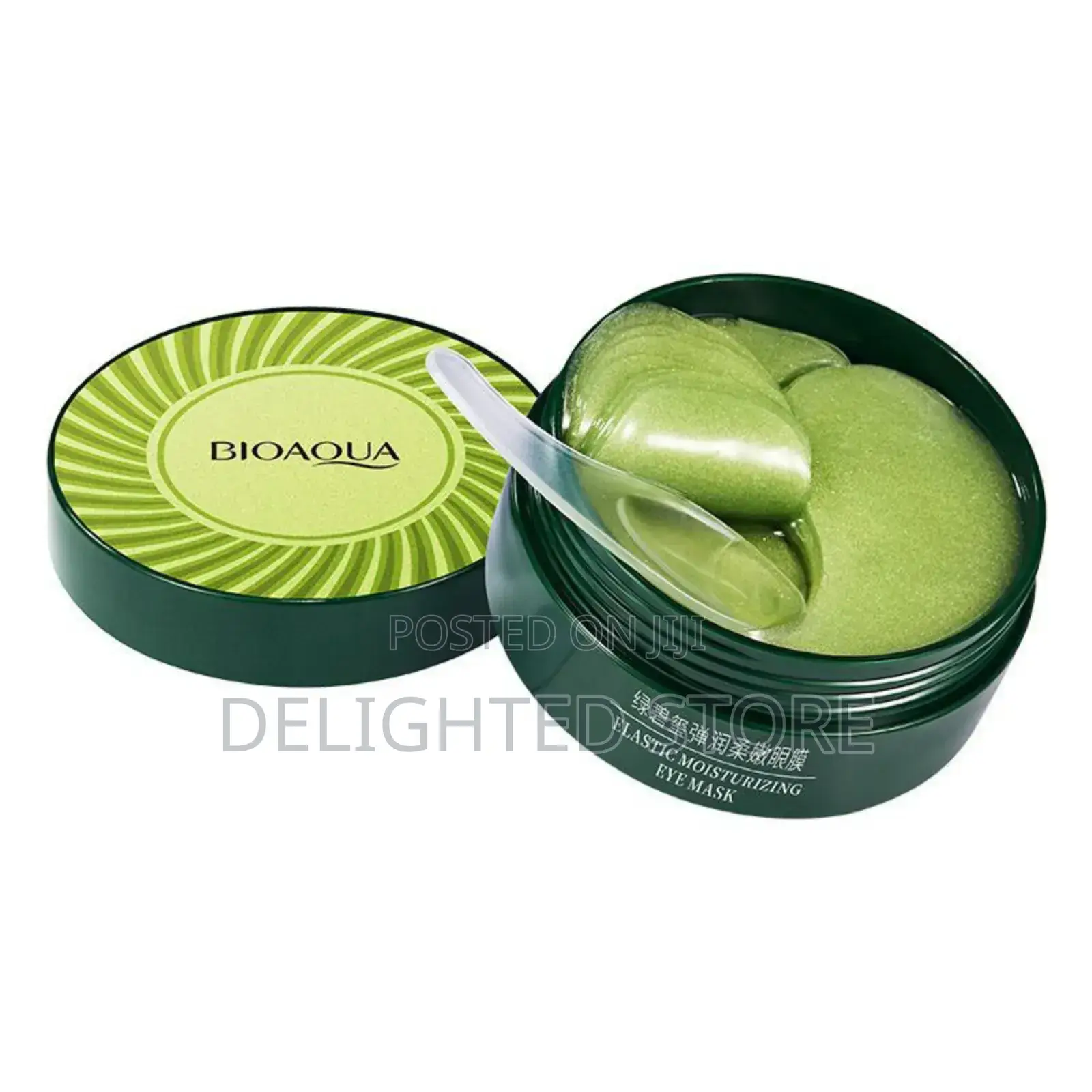 60pcs Bioaoqua Green Tourmalin Soft Eye Mask 80g