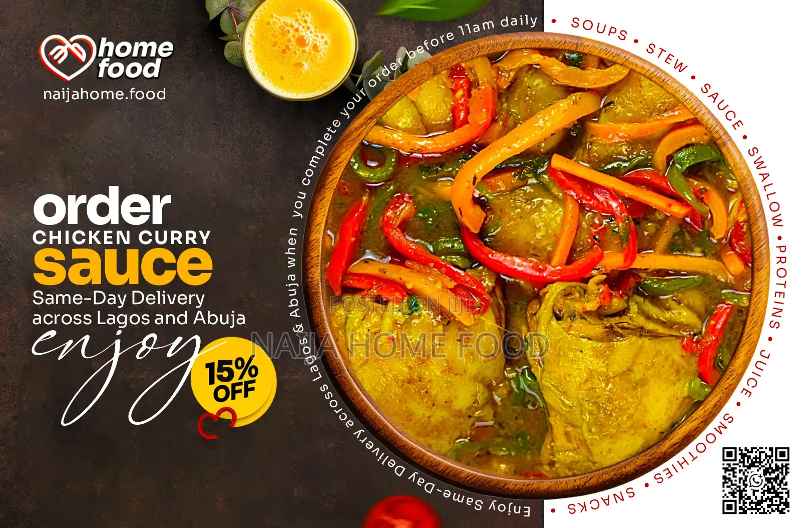 Order Chicken Curry Sauce From Naija Home Food at 25% Off 1st Order
