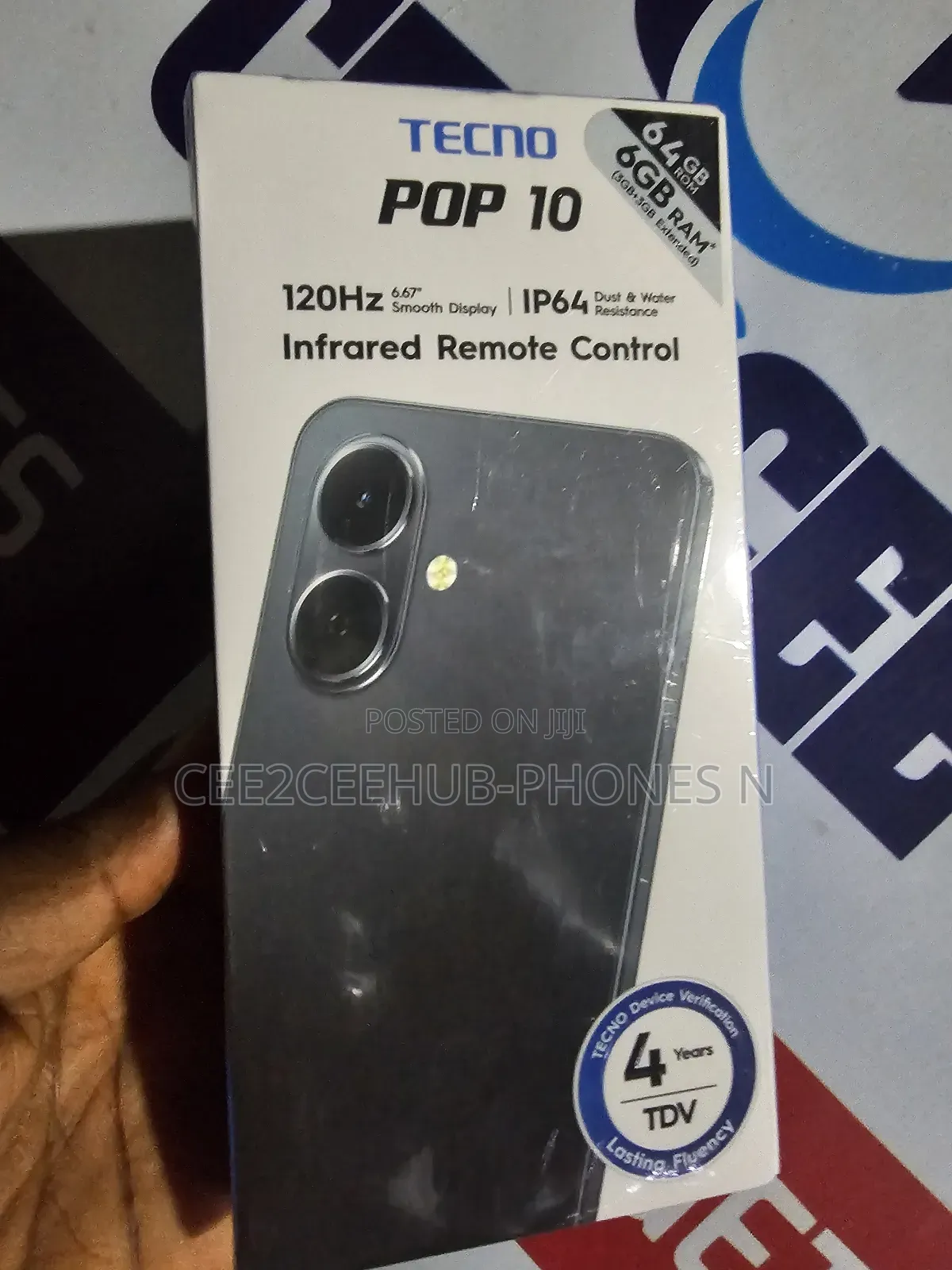 New Tecno Pop 10 128 GB Gray
