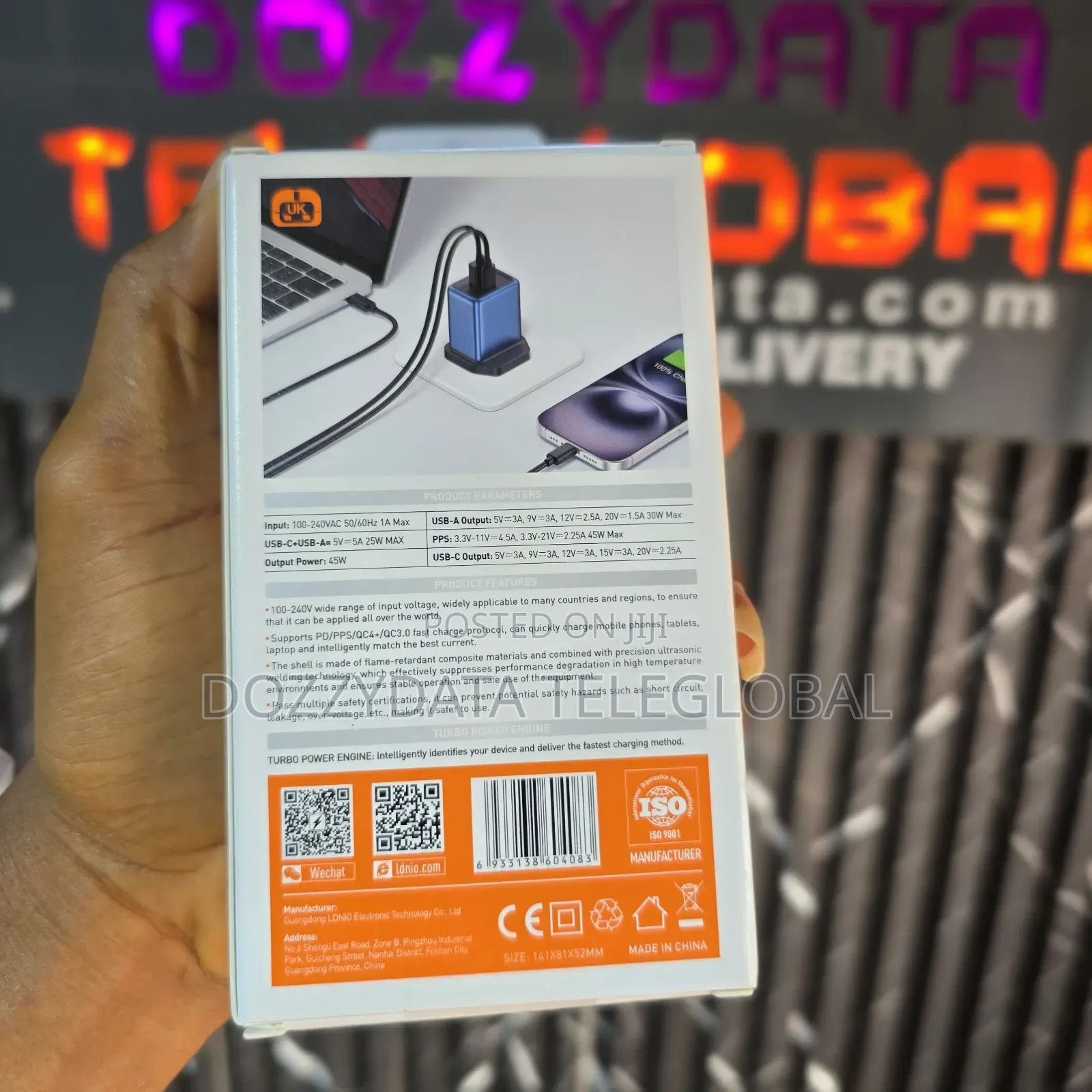 Ldnio Q12 45w Gan Super Fast Charger