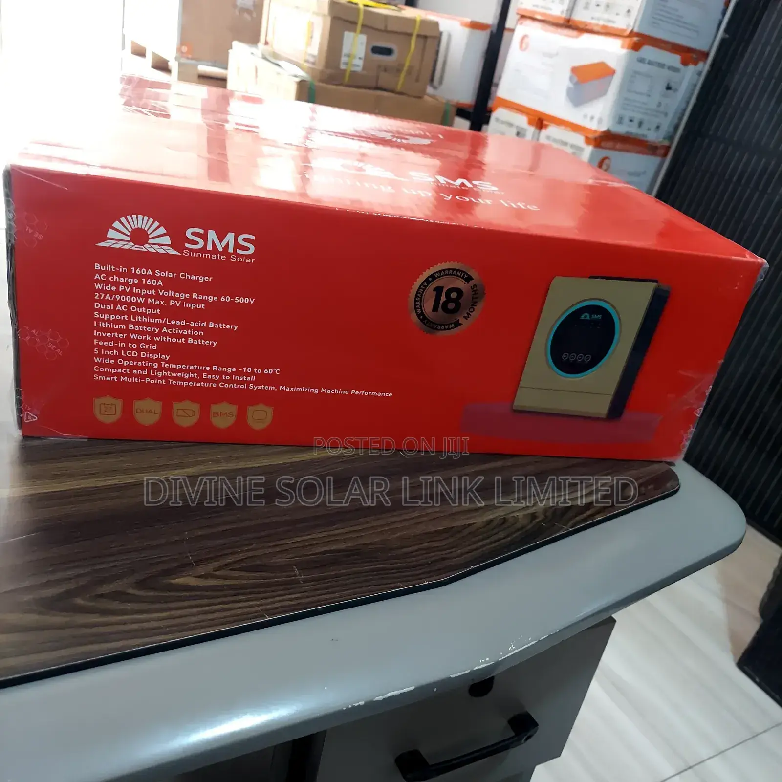 SMS Hybrid 4.2kva 24 Solar Inverter 1year Warranty