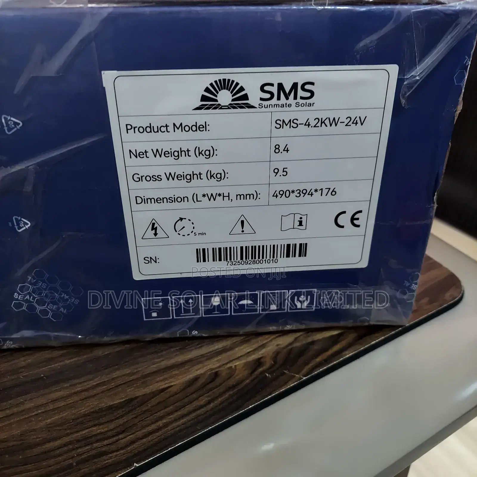 SMS Hybrid 4.2kva 24 Solar Inverter 1year Warranty