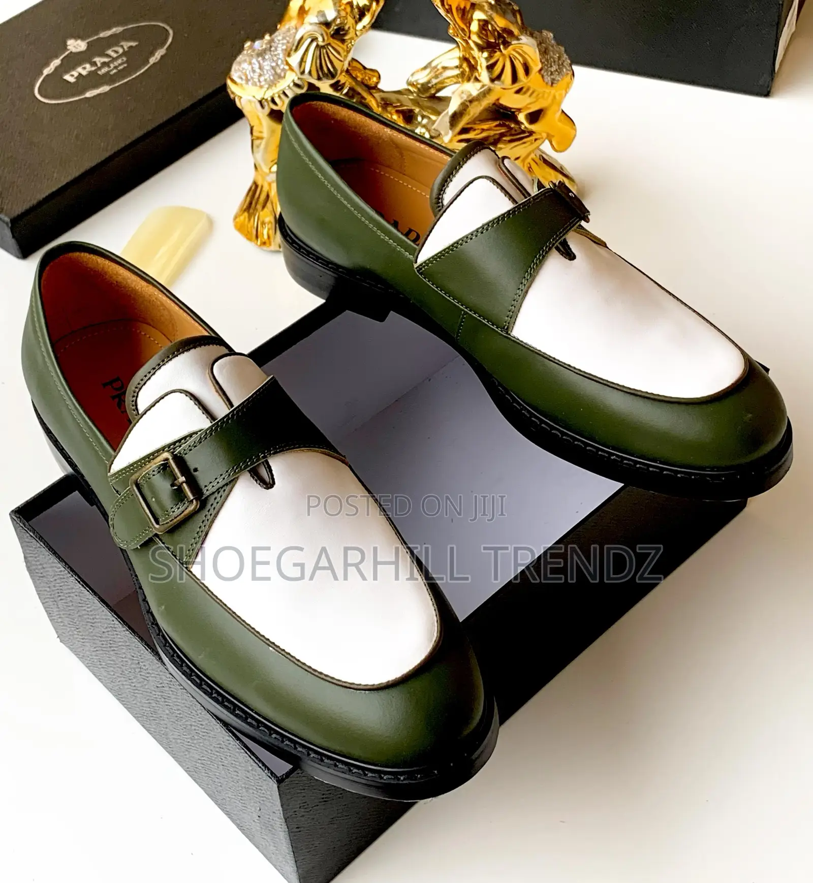 Prada Men Monk Loafers