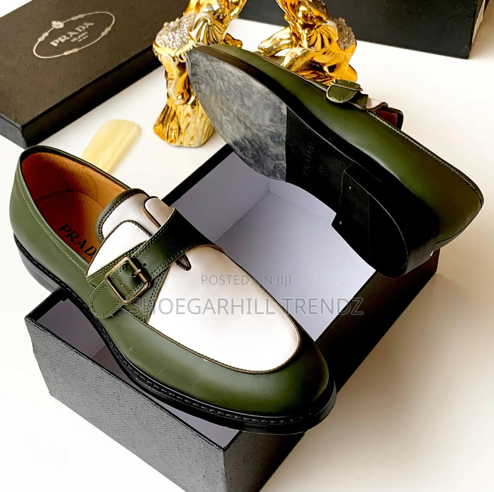Prada Men Monk Loafers