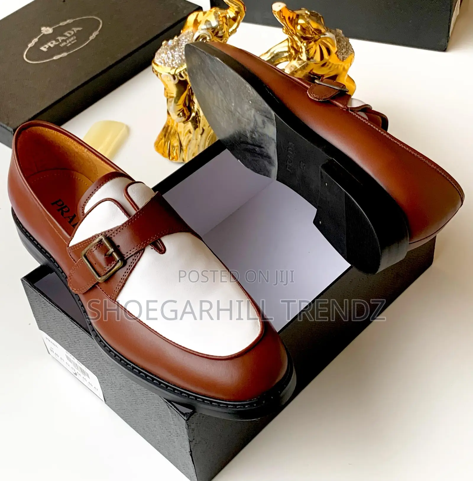 Prada Men Monk Loafers