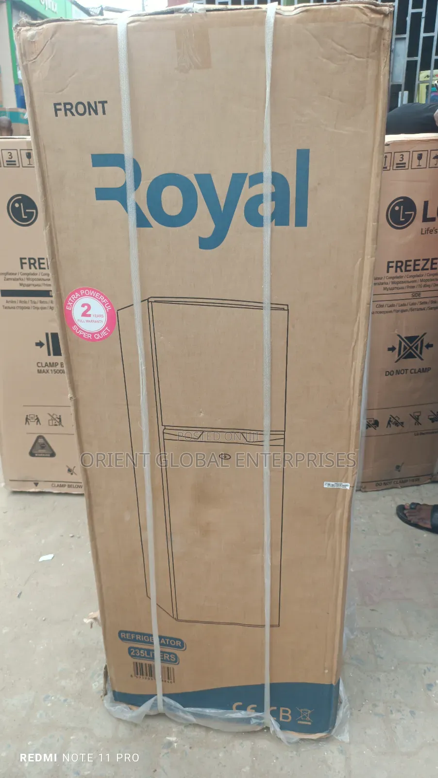 Royal 235litres Double Door Fridge Nd Freezer