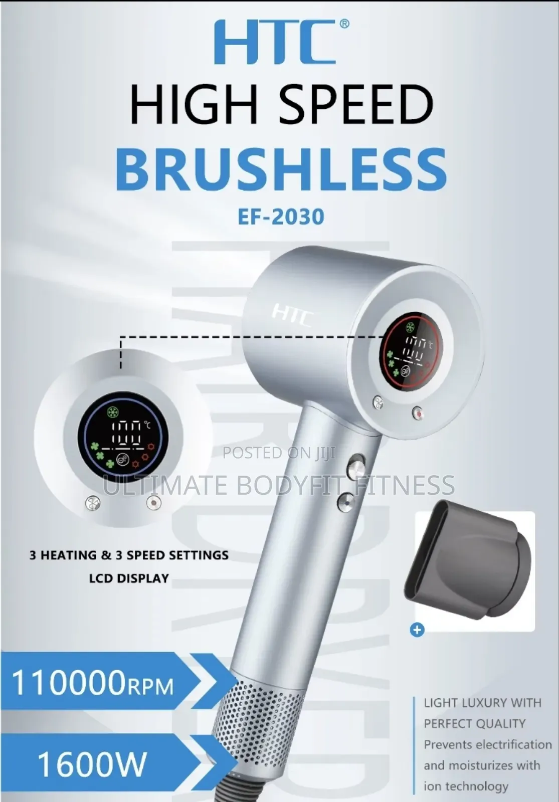 Brand New HTC Ef-2030 Professional Hair Dryer