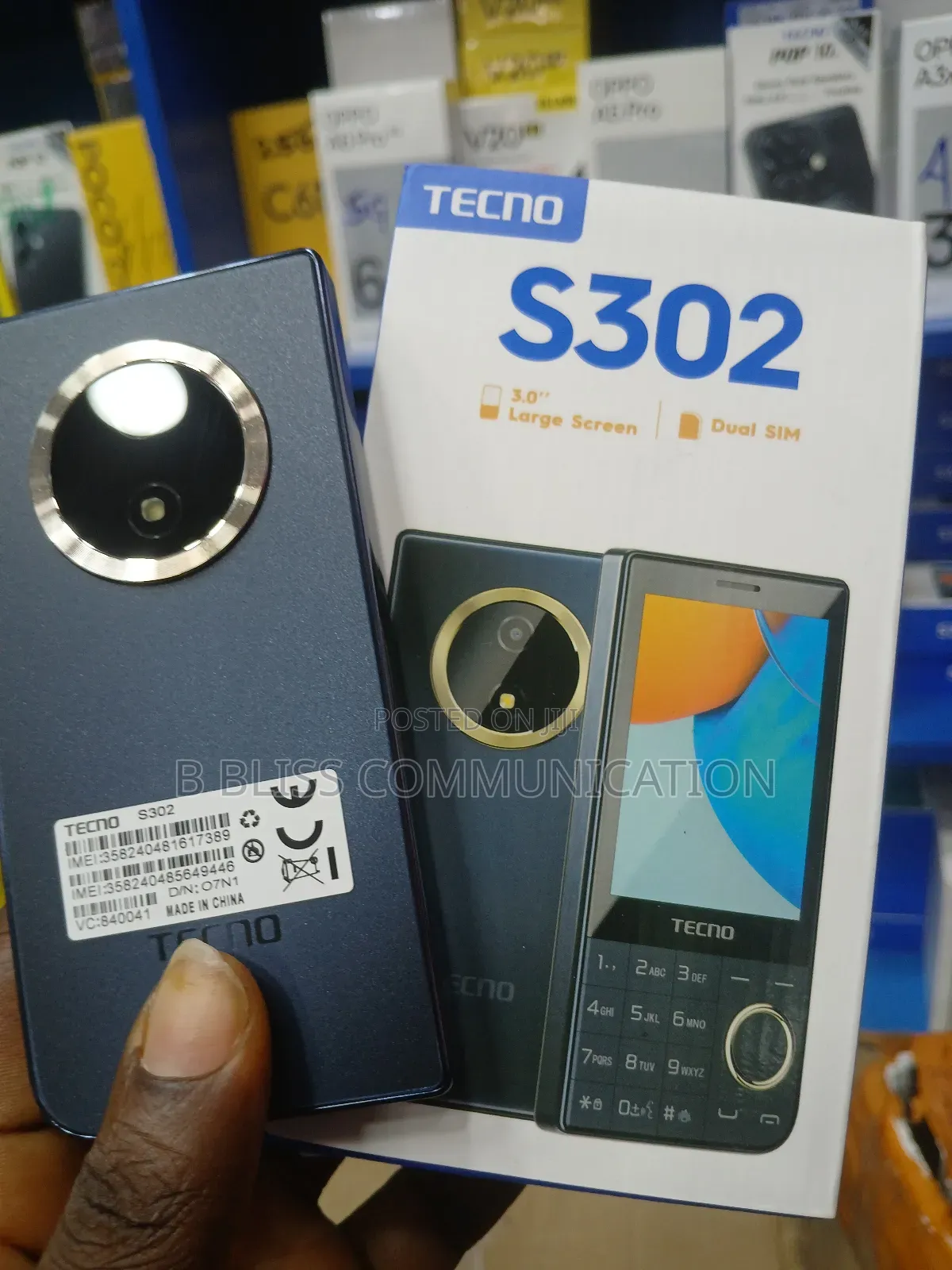 New Tecno S3 4 GB Blue