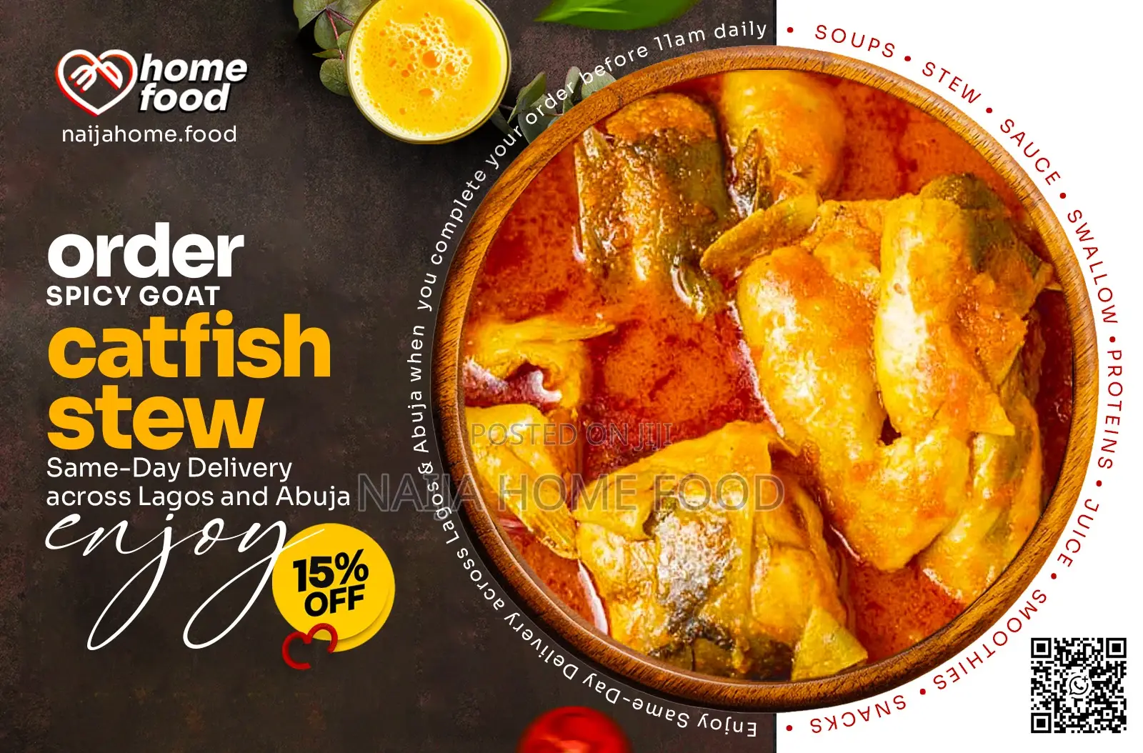 Order Cat Fish Stew at Naija Home Food for Delivery in Lagos Abuja