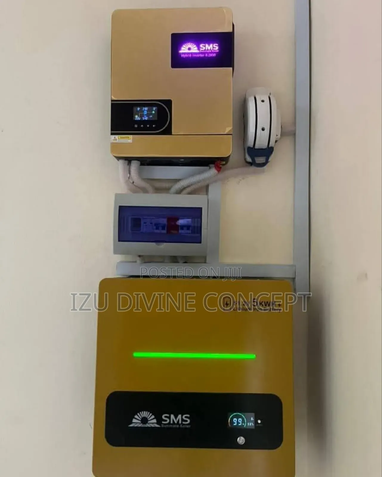 6.2kva Inverter Setup and 15kwh Lithium Battery Backup