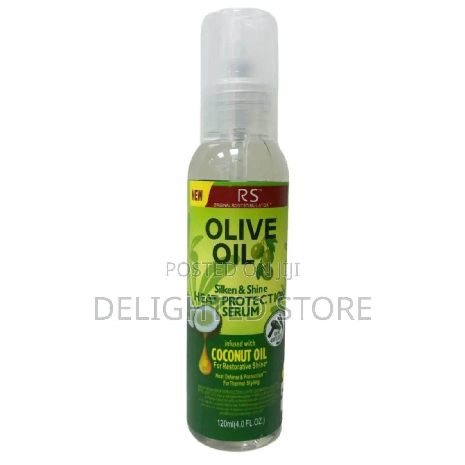 Rs Olive Oil Silken and Shine Heat Protection Serum 120ml