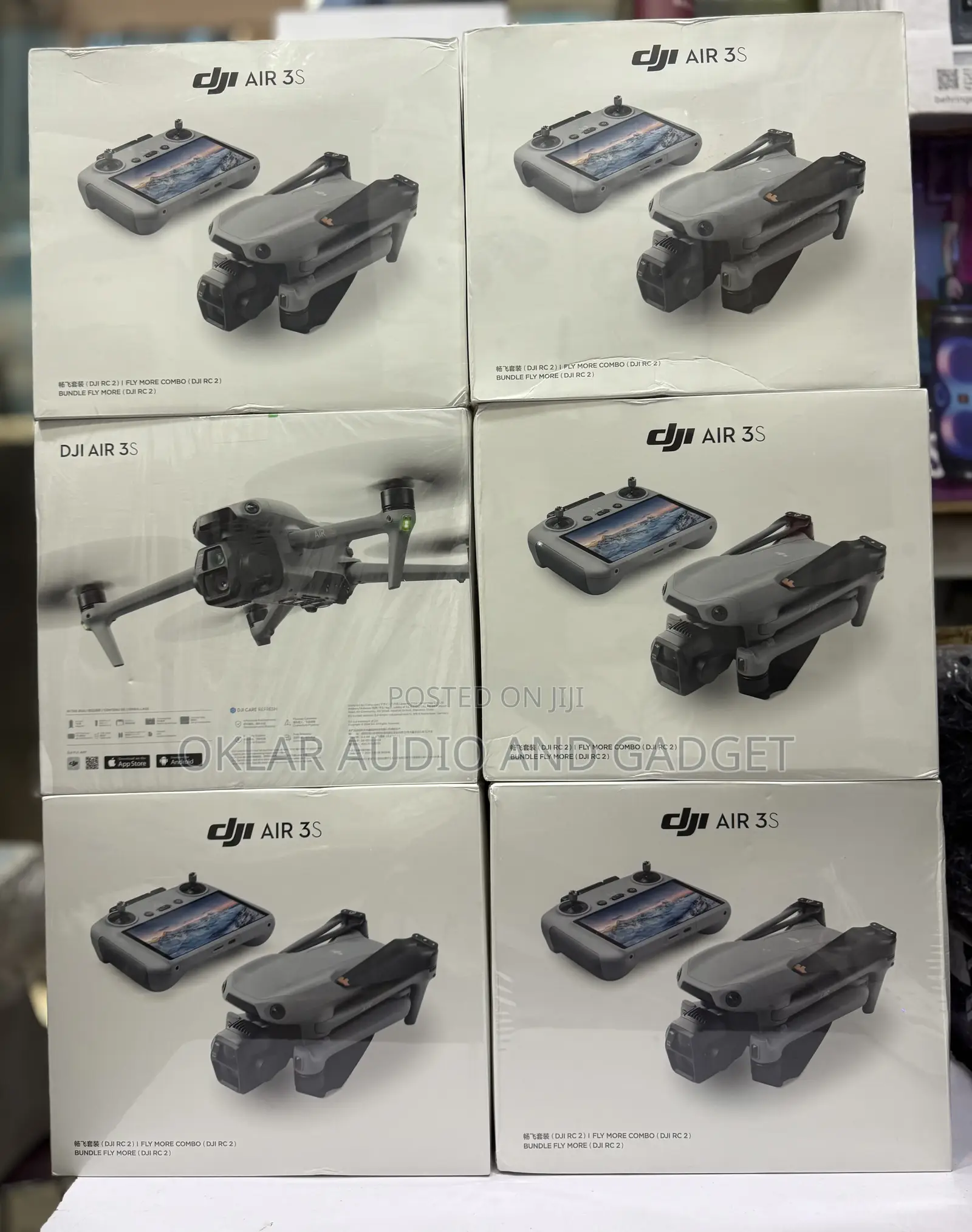 Dji Air 3s Flymore Combo Drone With Rc2 Smart Controller