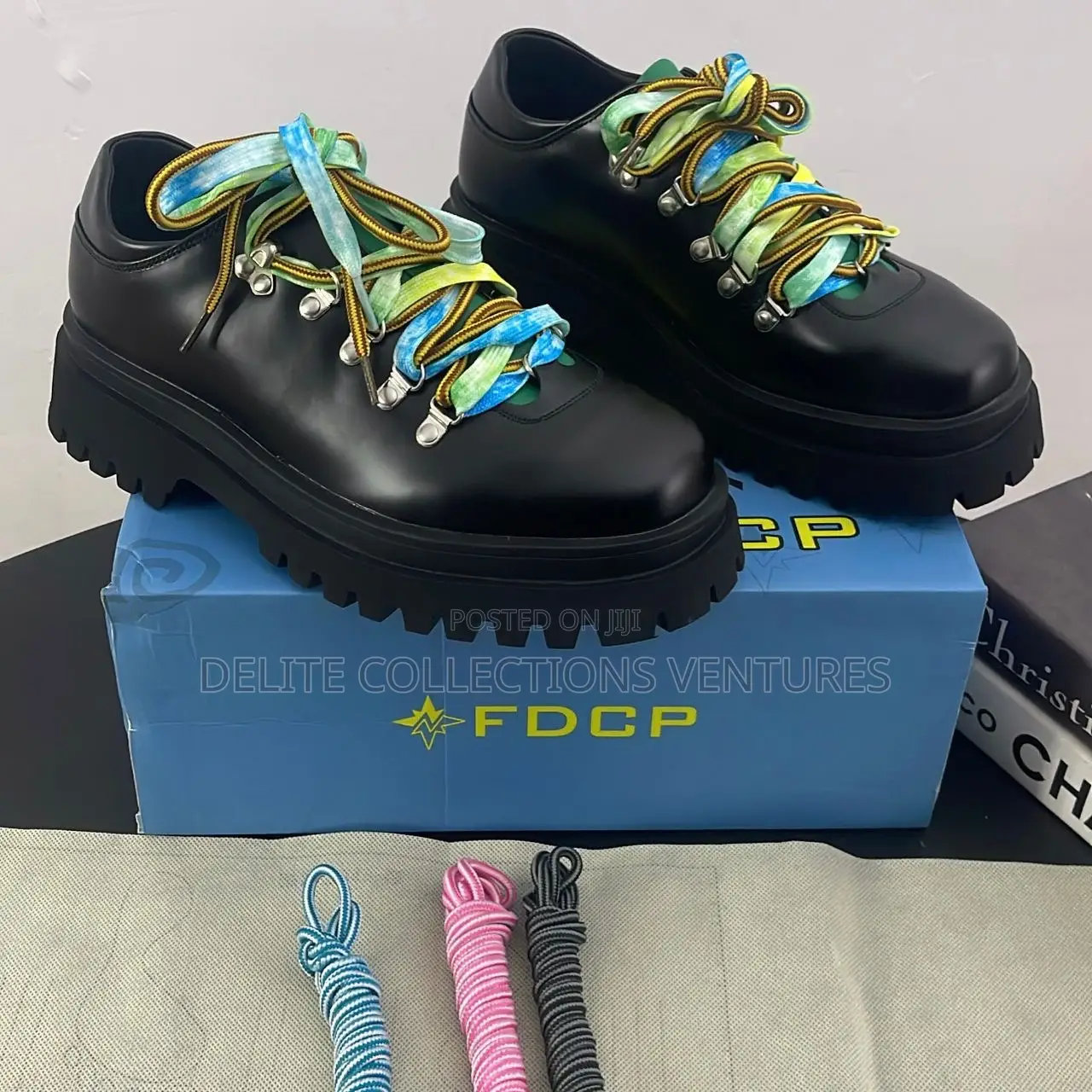 *Akomi Liputa Boot(Black) With Multiple Laces; Now Available