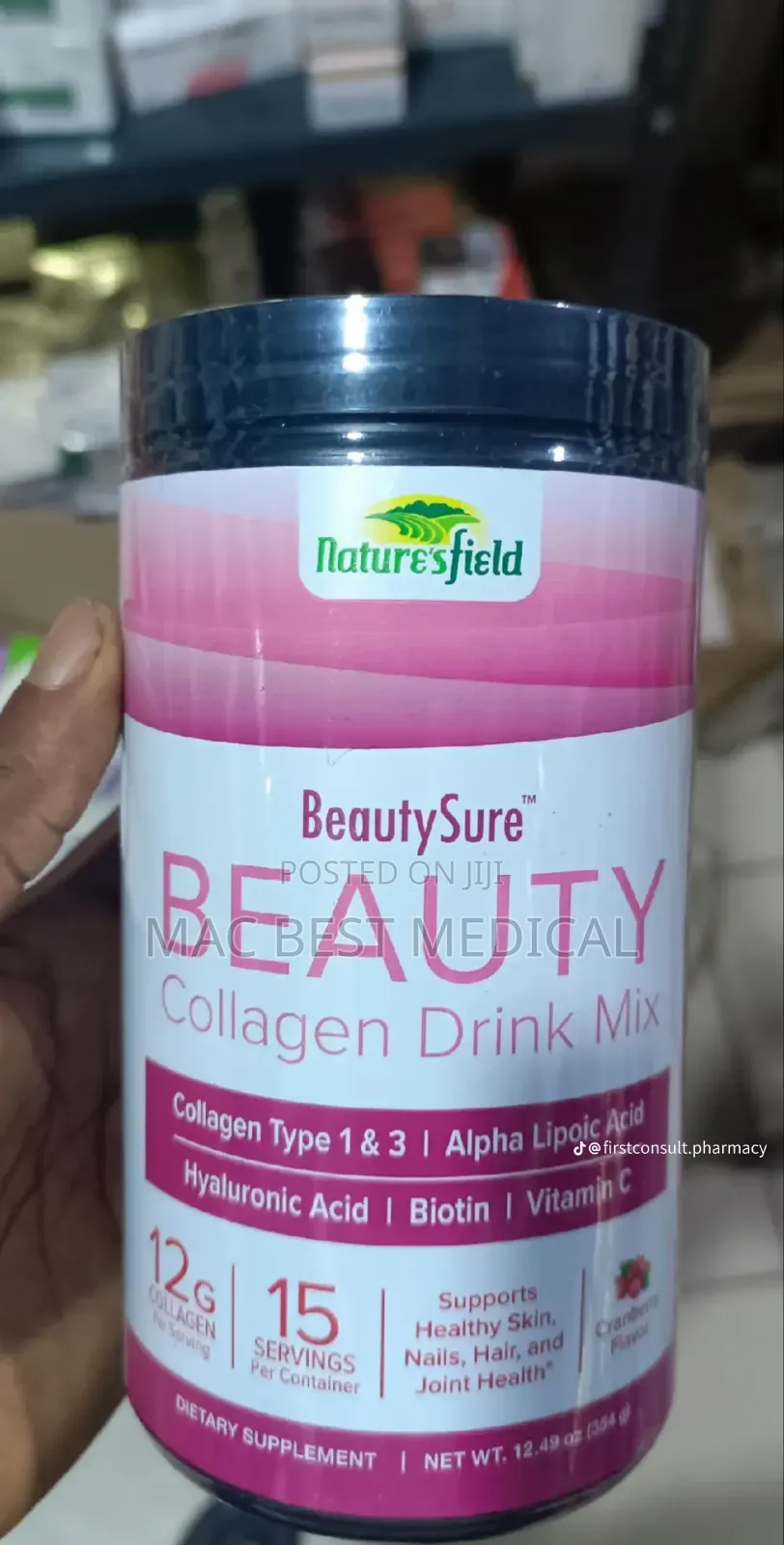 Nature's Field Beautysure Collagen Drink Mix