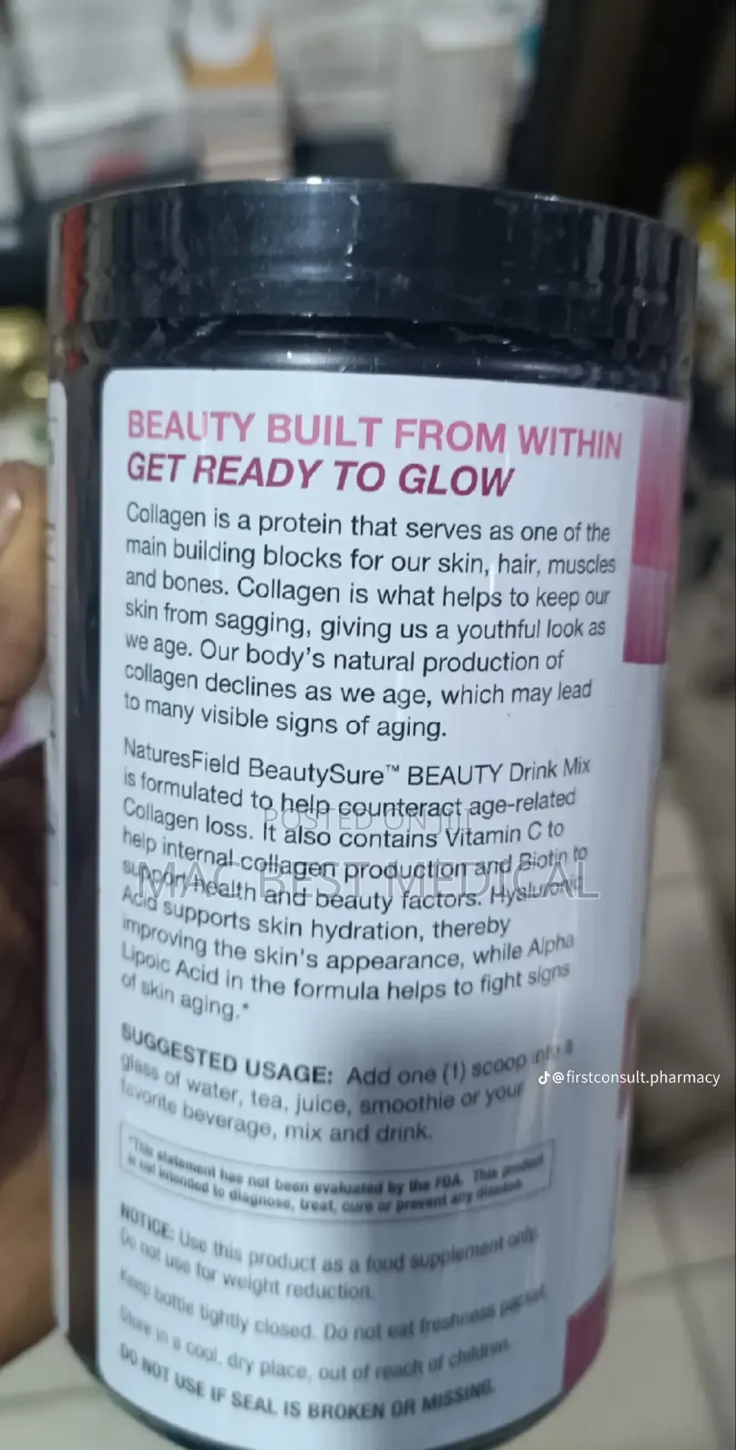 Nature's Field Beautysure Collagen Drink Mix