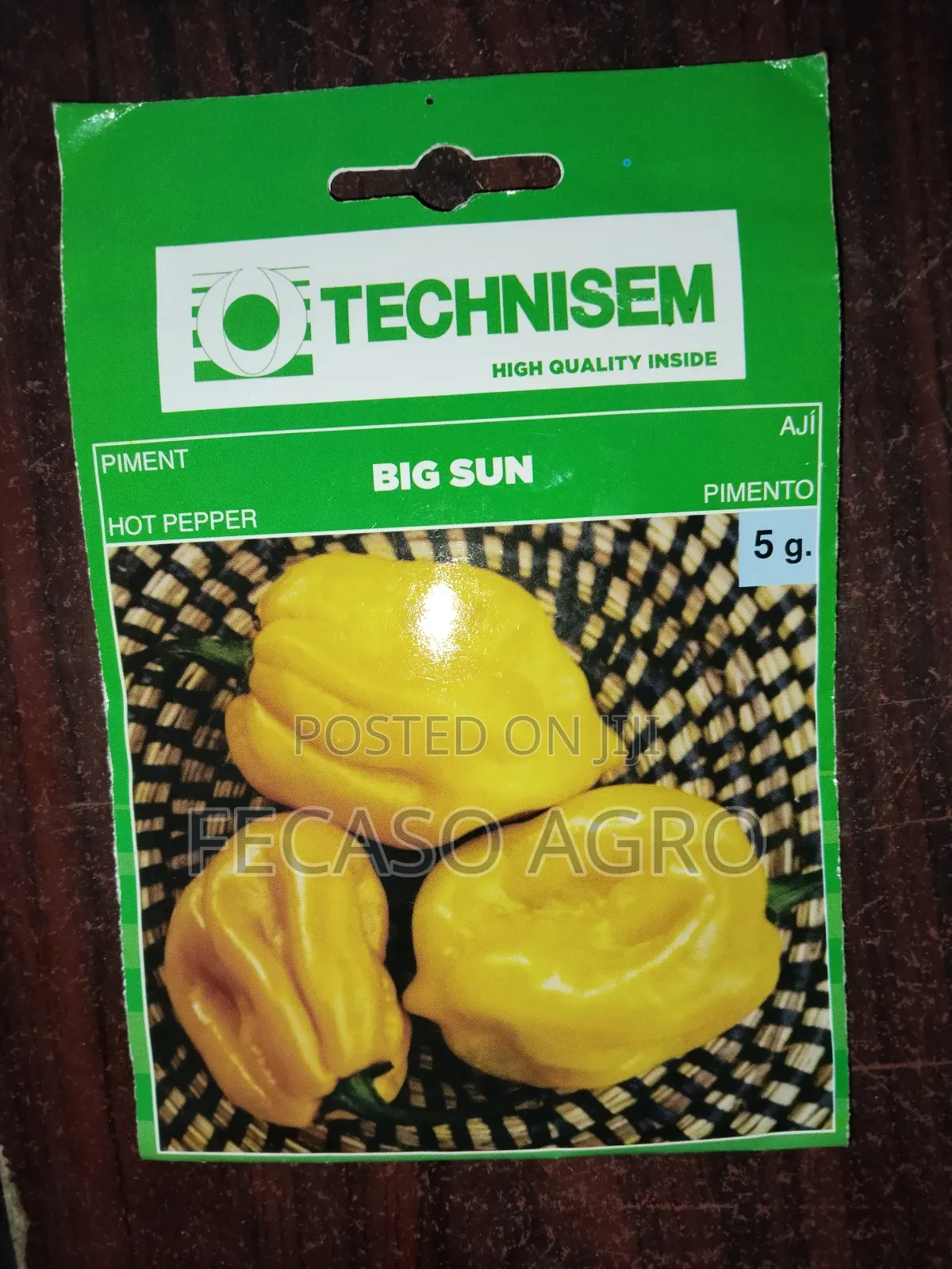 Big Sun Hot Pepper 5g and 50g