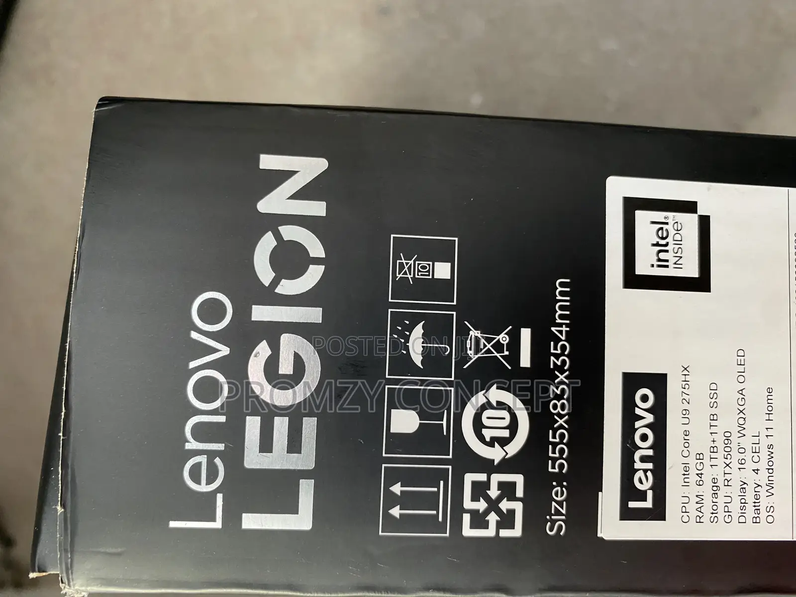 New Laptop Lenovo Lrgion 7i 64GB Intel Core Ultra 9 SSD 2T