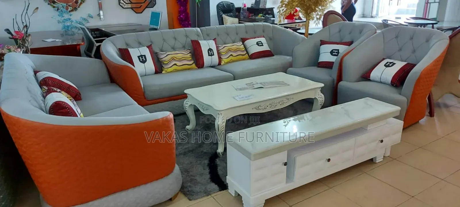 Contemporary 7 Seater Sofa Set