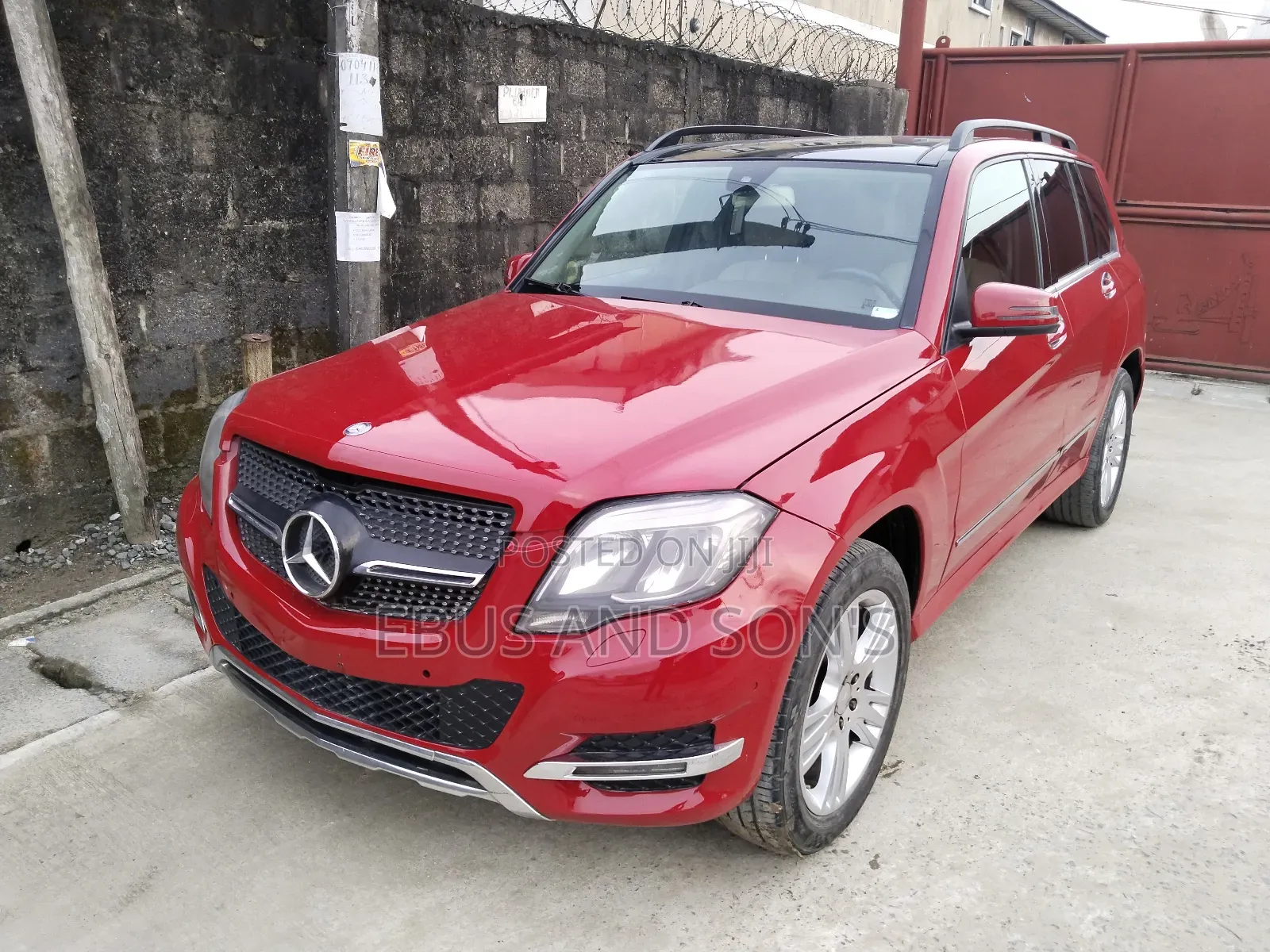 Mercedes-Benz GLK-Class 2012 Red
