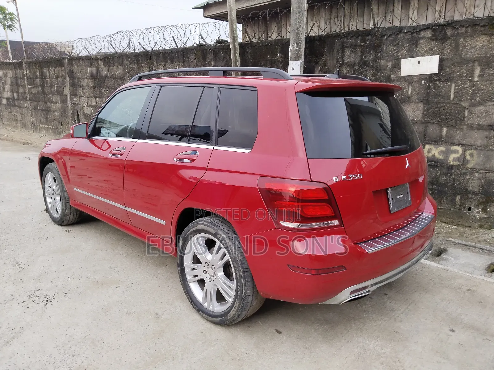 Mercedes-Benz GLK-Class 2012 Red
