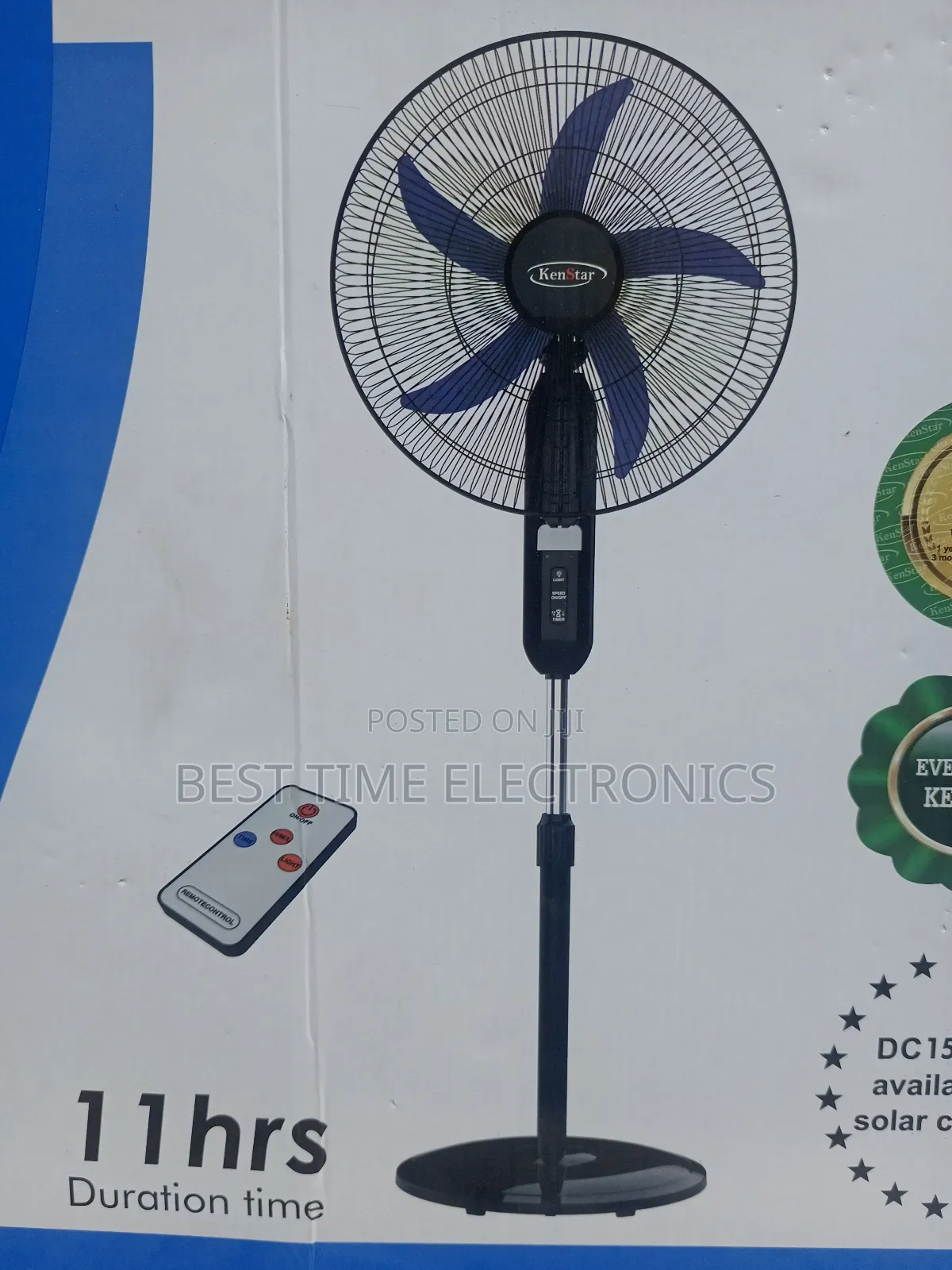 18" Kenstar Rechargeable Stand Fan