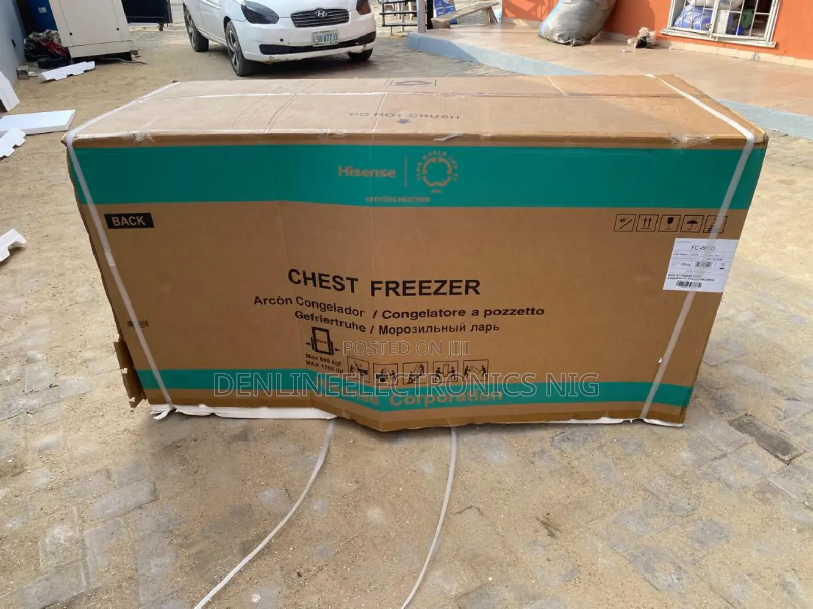 Brand New Hisense 500 Liters ,Silver,Double Door,R600 Gas.