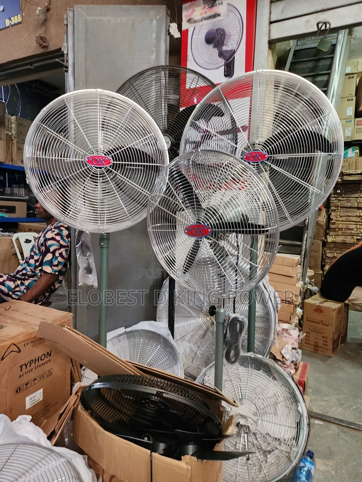 20inches Original Ox Industrial Standing Fan With Copper Coil.
