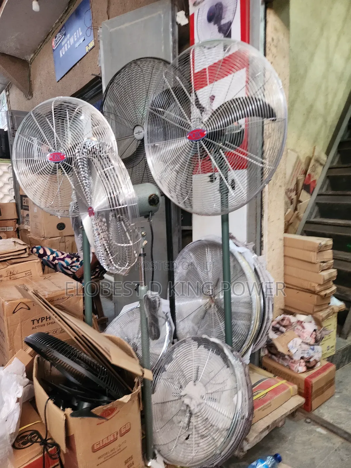 26inches Original Ox Industrial Standing Fan With Copper Coil D
