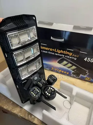 Solar Street Light With 360 4g Camera